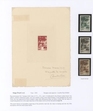 MOROCCO 1917-1955, PROOFS – sheet 13