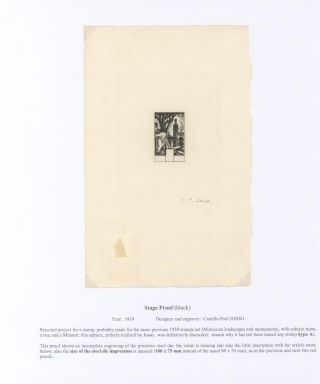 MOROCCO 1917-1955, PROOFS – sheet 14
