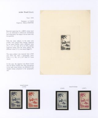MOROCCO 1917-1955, PROOFS – sheet 16