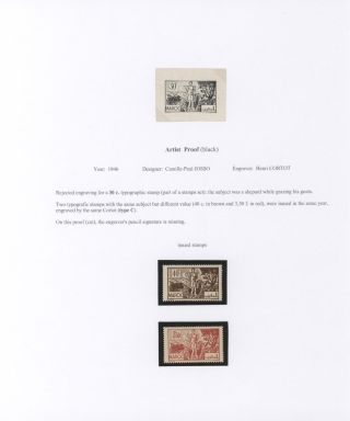 MOROCCO 1917-1955, PROOFS – sheet 19