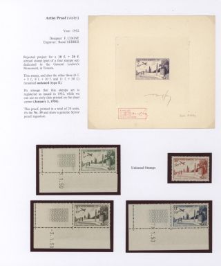 MOROCCO 1917-1955, PROOFS – sheet 22