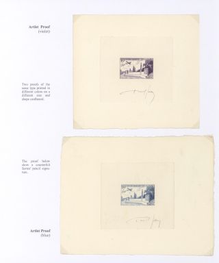 MOROCCO 1917-1955, PROOFS – sheet 23
