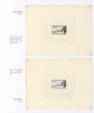 MOROCCO 1917-1955, PROOFS – sheet 25