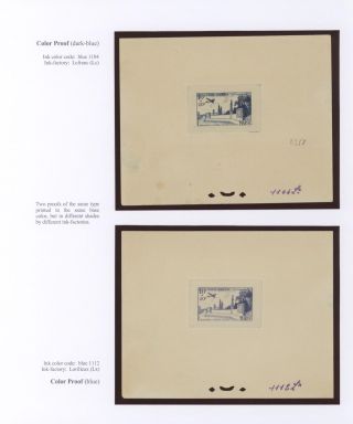 MOROCCO 1917-1955, PROOFS – sheet 26