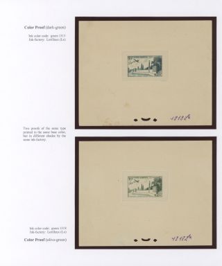MOROCCO 1917-1955, PROOFS – sheet 28