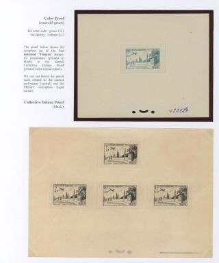 MOROCCO 1917-1955, PROOFS – sheet 33