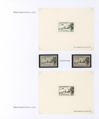 MOROCCO 1917-1955, PROOFS – sheet 35