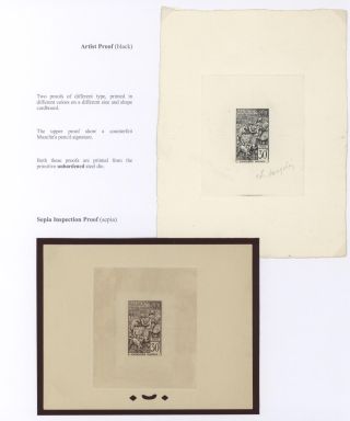 MOROCCO 1917-1955, PROOFS – sheet 38