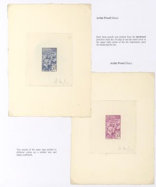 MOROCCO 1917-1955, PROOFS – sheet 39