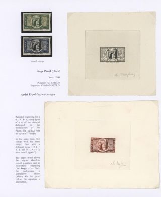 TUNISIA 1943-1959, PROOFS – sheet 5