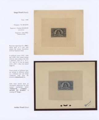 TUNISIA 1943-1959, PROOFS – sheet 7