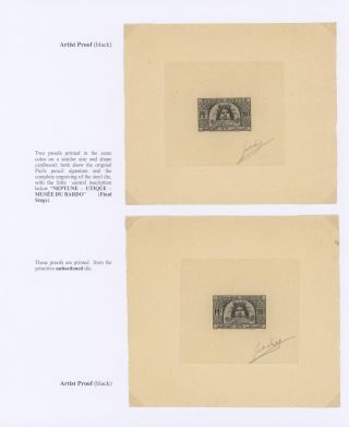 TUNISIA 1943-1959, PROOFS – sheet 9