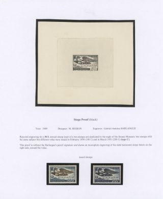 TUNISIA 1943-1959, PROOFS – sheet 11