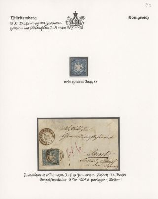 THE KINGDOM OF WÜRTTEMBERG 1857-1875 – sheet 2