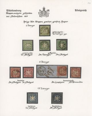 THE KINGDOM OF WÜRTTEMBERG 1857-1875 – sheet 4