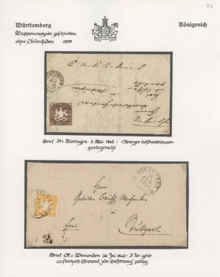 THE KINGDOM OF WÜRTTEMBERG 1857-1875 – sheet 7