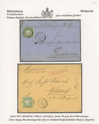 THE KINGDOM OF WÜRTTEMBERG 1857-1875 – sheet 8