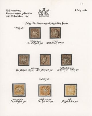THE KINGDOM OF WÜRTTEMBERG 1857-1875 – sheet 10