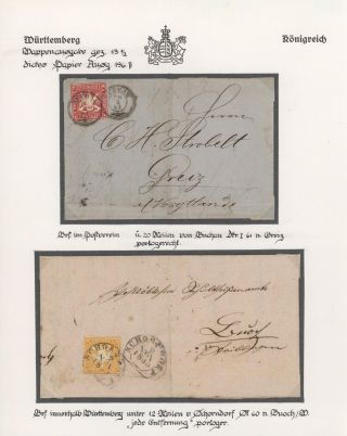THE KINGDOM OF WÜRTTEMBERG 1857-1875 – sheet 13