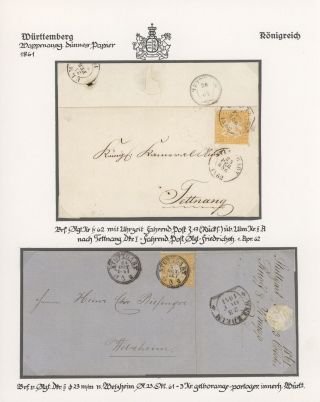 THE KINGDOM OF WÜRTTEMBERG 1857-1875 – sheet 19