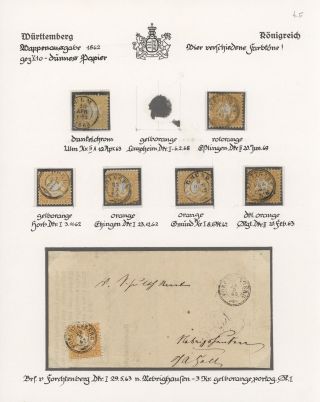 THE KINGDOM OF WÜRTTEMBERG 1857-1875 – sheet 21