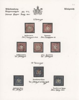 THE KINGDOM OF WÜRTTEMBERG 1857-1875 – sheet 22