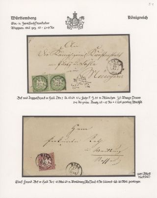 THE KINGDOM OF WÜRTTEMBERG 1857-1875 – sheet 27