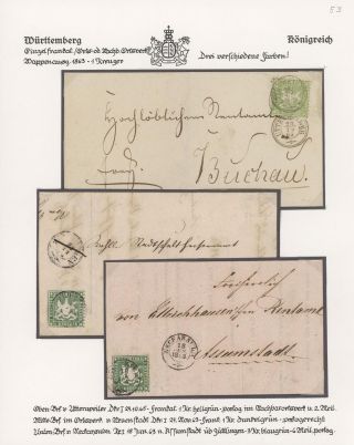 THE KINGDOM OF WÜRTTEMBERG 1857-1875 – sheet 29