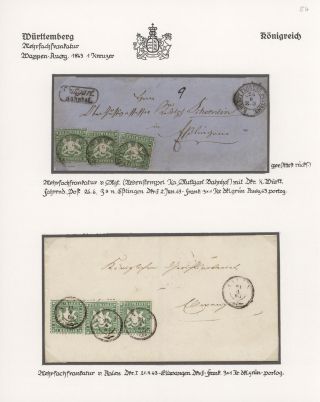 THE KINGDOM OF WÜRTTEMBERG 1857-1875 – sheet 30