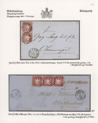 THE KINGDOM OF WÜRTTEMBERG 1857-1875 – sheet 33