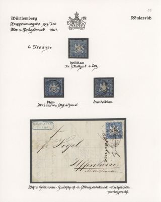THE KINGDOM OF WÜRTTEMBERG 1857-1875 – sheet 35