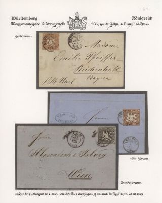 THE KINGDOM OF WÜRTTEMBERG 1857-1875 – sheet 39