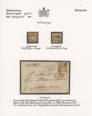 THE KINGDOM OF WÜRTTEMBERG 1857-1875 – sheet 40