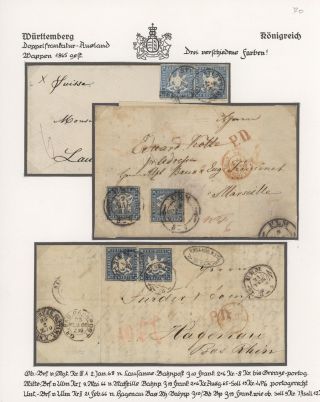 THE KINGDOM OF WÜRTTEMBERG 1857-1875 – sheet 44