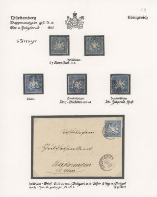 THE KINGDOM OF WÜRTTEMBERG 1857-1875 – sheet 45
