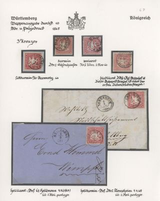 THE KINGDOM OF WÜRTTEMBERG 1857-1875 – sheet 46