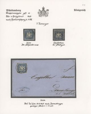 THE KINGDOM OF WÜRTTEMBERG 1857-1875 – sheet 50