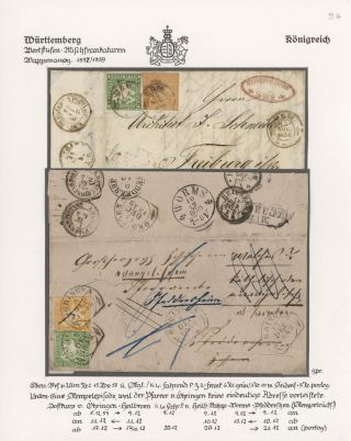 THE KINGDOM OF WÜRTTEMBERG 1857-1875 – sheet 54