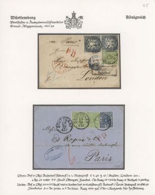 THE KINGDOM OF WÜRTTEMBERG 1857-1875 – sheet 55
