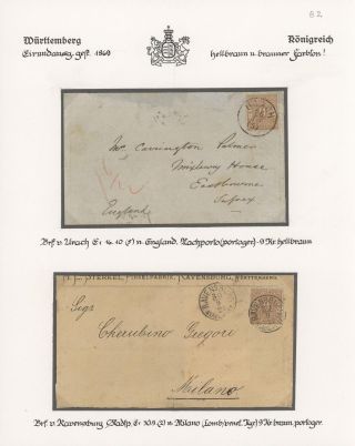 THE KINGDOM OF WÜRTTEMBERG 1857-1875 – sheet 62