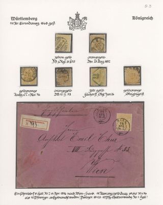 THE KINGDOM OF WÜRTTEMBERG 1857-1875 – sheet 63