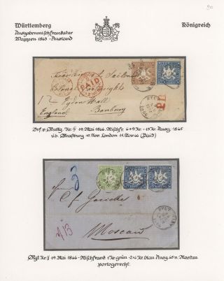 THE KINGDOM OF WÜRTTEMBERG 1857-1875 – sheet 66