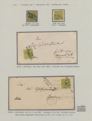 WÜRTTEMBERG - FIRST STAMP ISSUE (1851-1858) – sheet 18