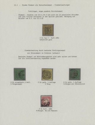 WÜRTTEMBERSKO - 1. EMISE KREJCAROVÉHO OBDOBÍ (1851-1858) – list 66