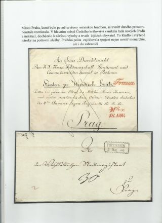 GESCHICHTE DER POST IN PRAG UND IN DEN ANGRENZENDEN STADTTEILEN (BIS 1918) – Blatt 4