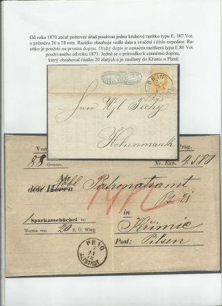 GESCHICHTE DER POST IN PRAG UND IN DEN ANGRENZENDEN STADTTEILEN (BIS 1918) – Blatt 10
