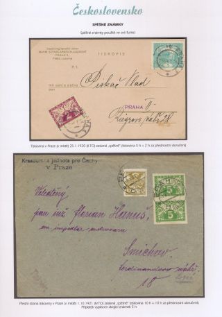 ČESKOSLOVENSKO - SPĚŠNÉ ZNÁMKY 1919-20 – list 11