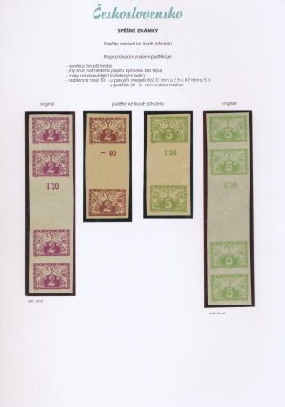 TSCHECHOSLOWAKEI - EILMARKEN 1919-20 – Blatt 18