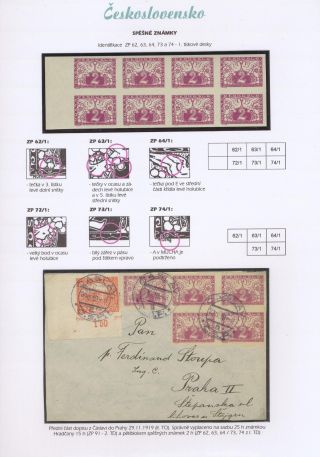 TSCHECHOSLOWAKEI - EILMARKEN 1919-20 – Blatt 37