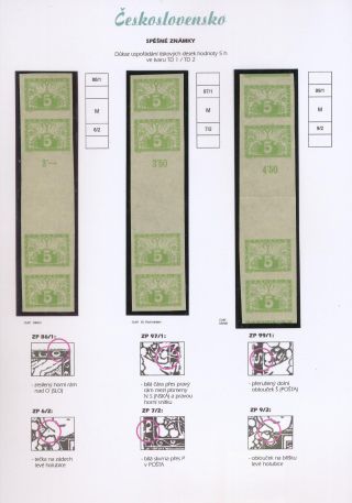 TSCHECHOSLOWAKEI - EILMARKEN 1919-20 – Blatt 53